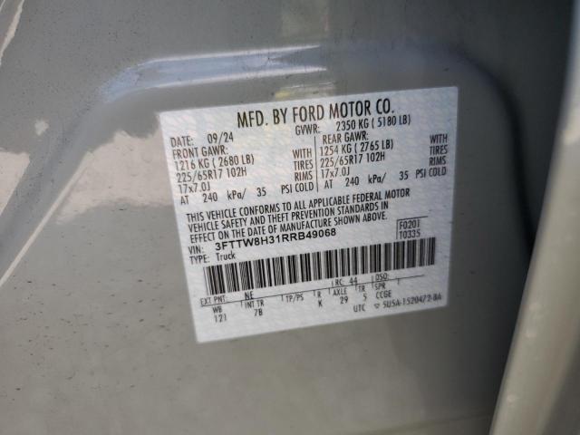 2024 FORD MAVERICK XLT 3FTTW8H31RRB49068