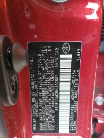 2021 TOYOTA CAMRY LE - 4T1R11AK3MU497663