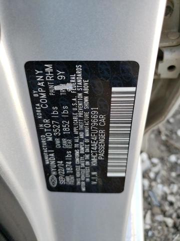 2015 HYUNDAI ACCENT GLS KMHCT4AE4FU796691