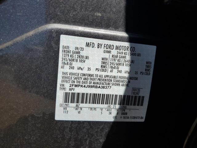 2024 FORD EDGE SEL - 2FMPK4J99RBA38377