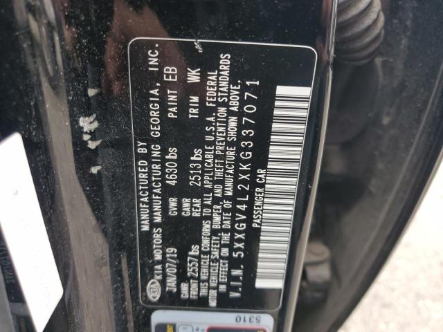 2019 KIA OPTIMA SXL 5XXGV4L2XKG337071