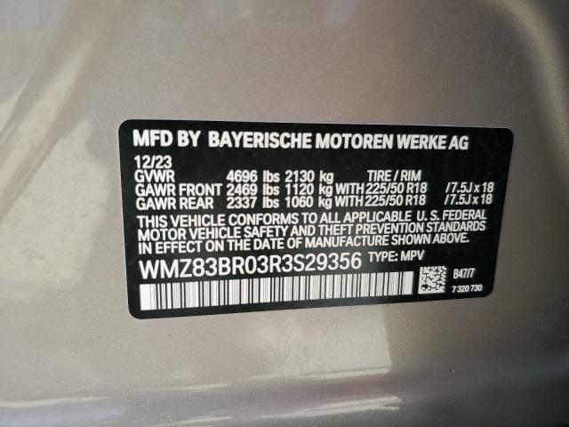 2024 MINI COOPER S C WMZ83BR03R3S29356