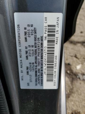 2017 MAZDA 6 GRAND TO JM1GL1W52H1143715