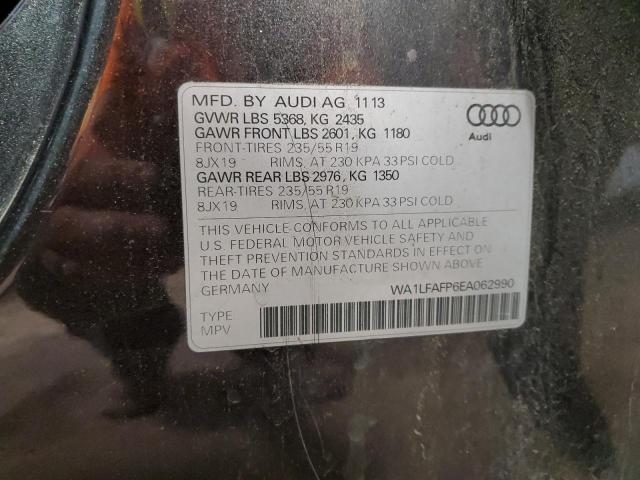 2014 AUDI Q5 PREMIUM - WA1LFAFP6EA062990