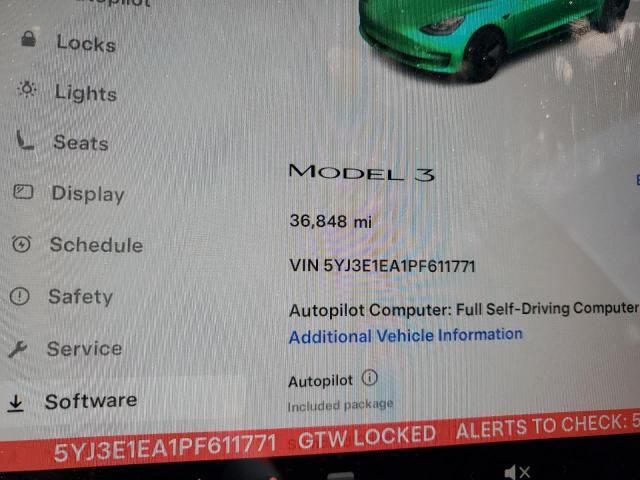 2023 TESLA MODEL 3 5YJ3E1EA1PF611771