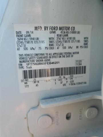 2015 FORD F250 SUPER 1FT7W2B6XFEB46251