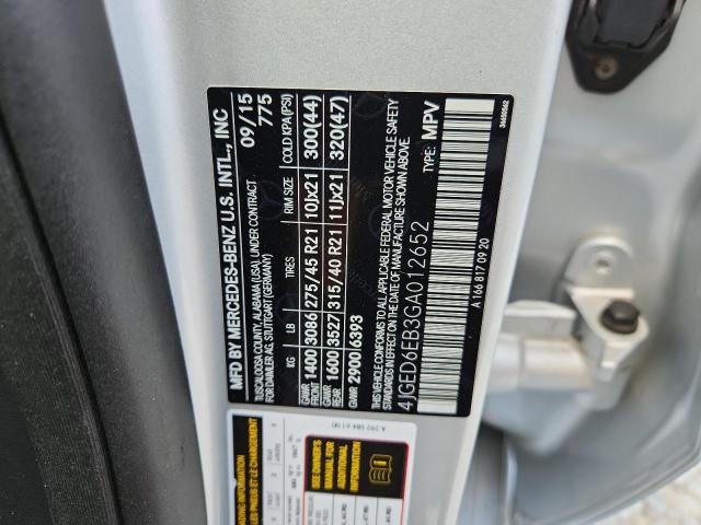 2016 MERCEDES-BENZ GLE COUPE 4JGED6EB3GA012652