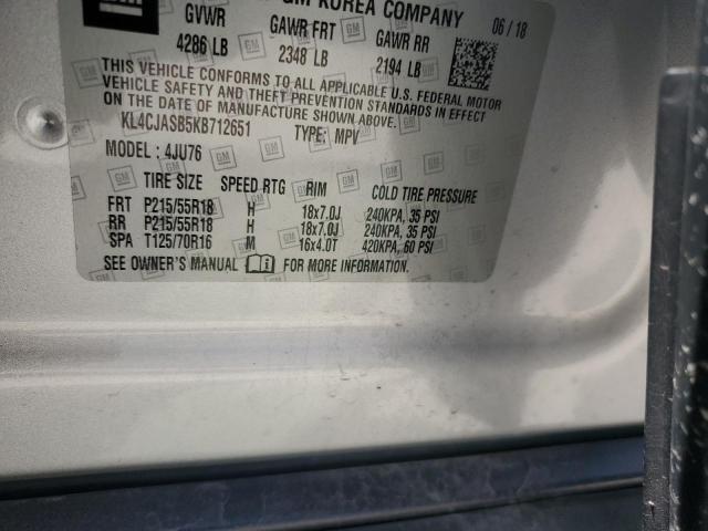 2019 BUICK ENCORE PREFERRED KL4CJASB5KB712651