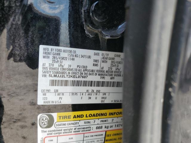2019 LINCOLN NAVIGATOR 5LMJJ2LT2KEL07607