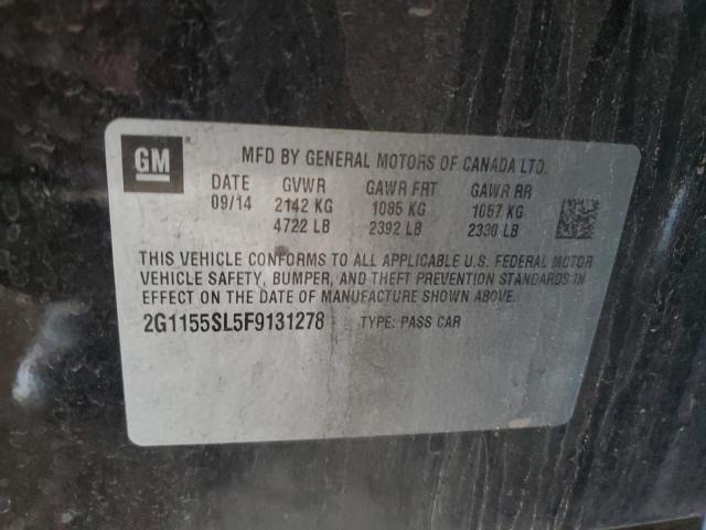 2015 CHEVROLET IMPALA LTZ 2G1155SL5F9131278