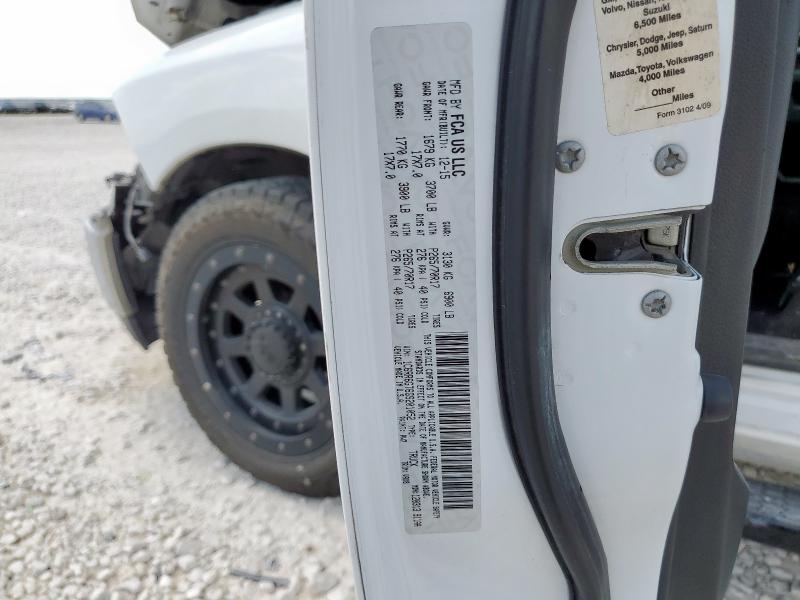 2016 RAM 1500 SLT 1C6RR6GT6GS201052