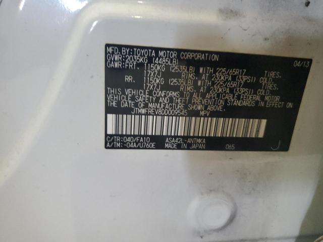 2013 TOYOTA RAV4 XLE - JTMWFREV8DD009545