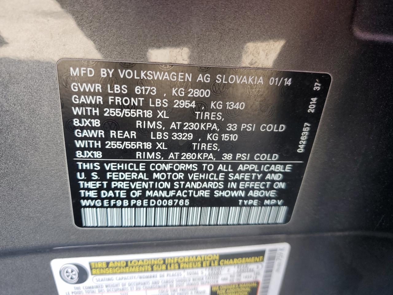 VOLKSWAGEN TOUAREG V6