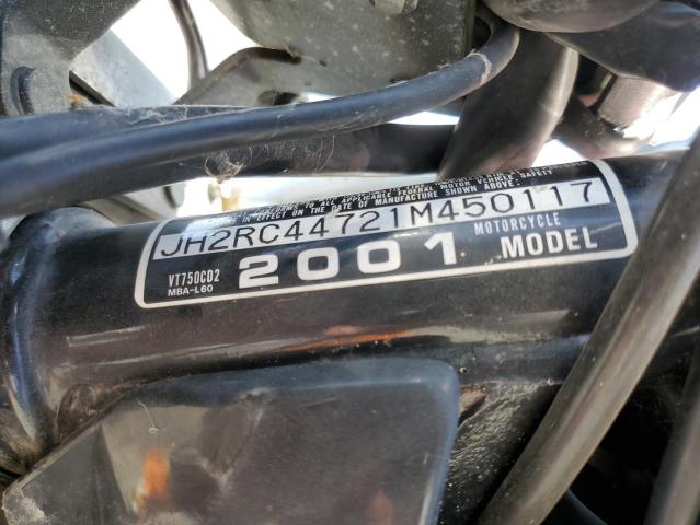 2001 HONDA VT750 CD2 JH2RC44721M450117