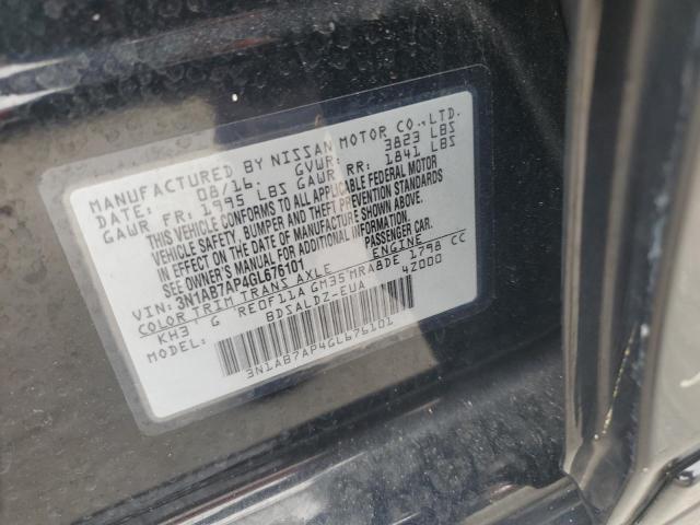 2016 NISSAN SENTRA S 3N1AB7AP4GL676101