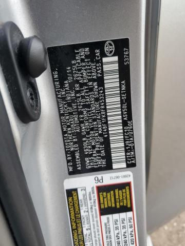 2015 TOYOTA CAMRY LE 4T4BF1FK8FR453243
