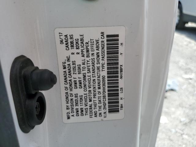 2017 HONDA CIVIC EXL #3301520522