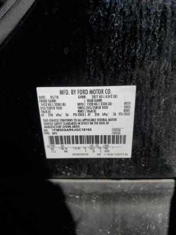 2018 FORD EXPLORER P 1FM5K8AR0JGC18195