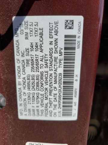 2018 HONDA CR-V LX 2HKRW6H3XJH209239
