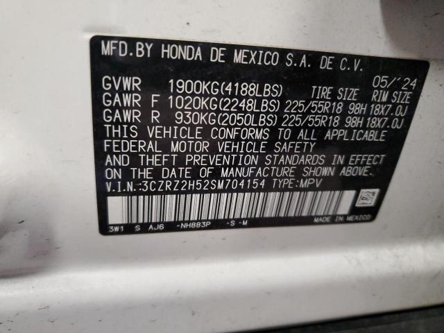 2025 HONDA HR-V SPORT - 3CZRZ2H52SM704154