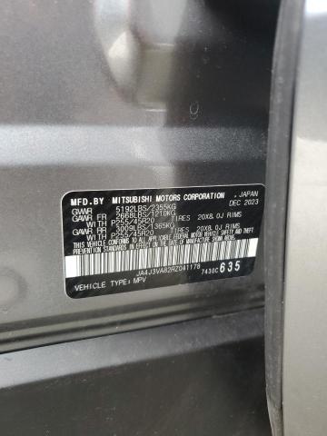 2024 MITSUBISHI OUTLANDER JA4J3VA82RZ041178