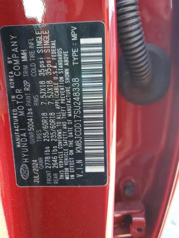 2025 HYUNDAI TUCSON SEL CONVENIENCE KM8JCDD17SU248338