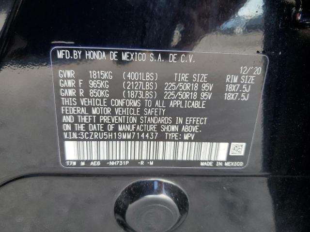 2021 HONDA HR-V SPORT 3CZRU5H19MM714437