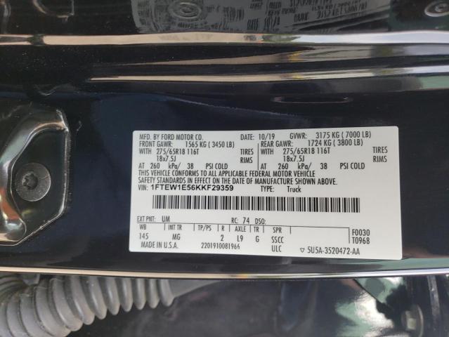 2019 FORD F150 SUPER - 1FTEW1E56KKF29359
