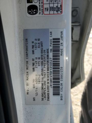 2015 MAZDA 3 TOURING JM1BM1V70F1250527