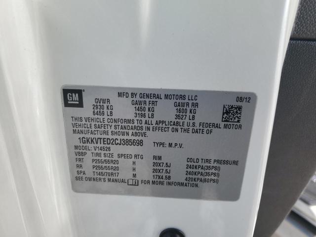 2012 GMC ACADIA DEN - 1GKKVTED2CJ385698