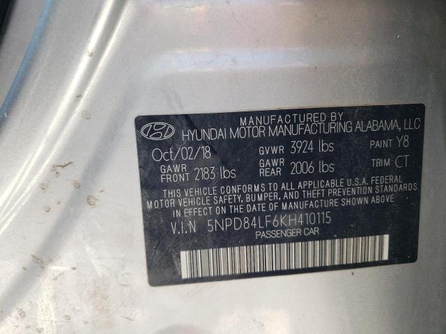 2019 HYUNDAI ELANTRA SE - 5NPD84LF6KH410115