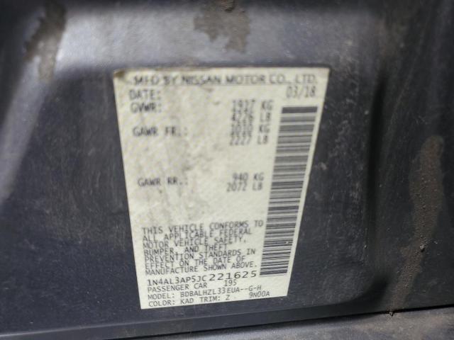 2018 NISSAN ALTIMA 2.5 1N4AL3AP5JC221625