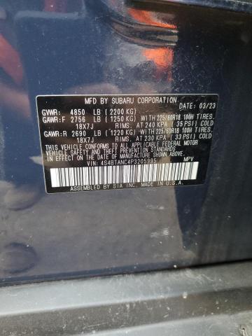 2023 SUBARU OUTBACK LI 4S4BTANC4P3205995