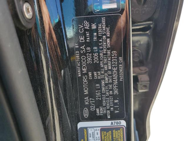 2017 KIA FORTE EX 3KPFN4A80HE123159