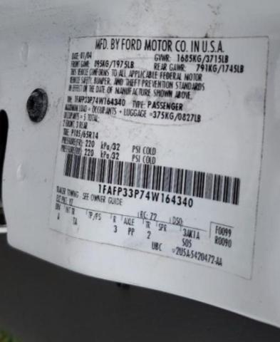 2004 FORD FOCUS LX #3259372261