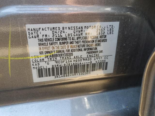 2024 NISSAN SENTRA S 3N1AB8BVXRY330305