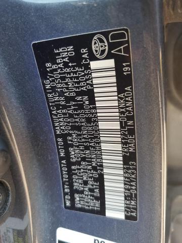 2018 TOYOTA COROLLA L 2T1BURHE0JC053581
