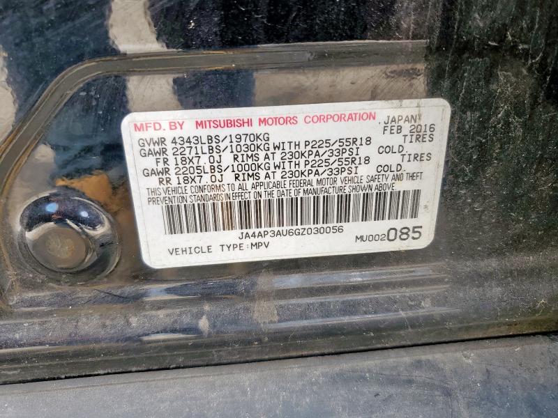 2016 MITSUBISHI OUTLANDER SPORT ES JA4AP3AU6GZ030056