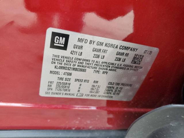 2021 BUICK ENCORE GX KL4MMDS21MB039065