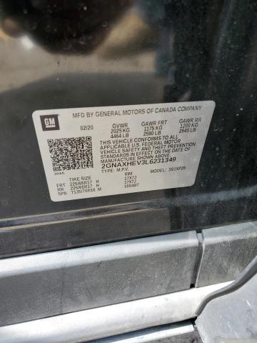 2020 CHEVROLET EQUINOX LS 2GNAXHEV3L6231349