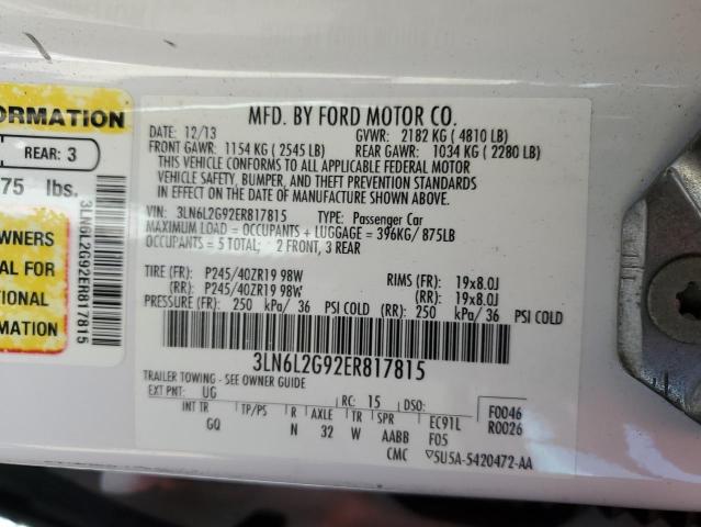 2014 LINCOLN MKZ - 3LN6L2G92ER817815