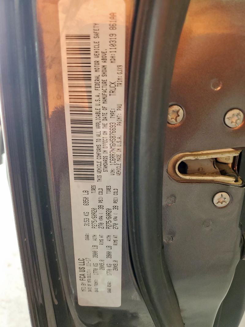 2017 RAM 1500 LARAM 1C6RR7NM6HS876693