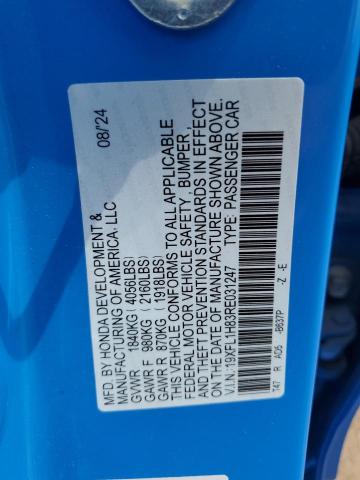 2024 HONDA CIVIC SPOR 19XFL1H83RE031247