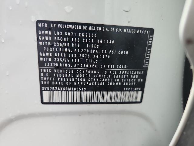 2024 VOLKSWAGEN TIGUAN SE 3VV2B7AX6RM183519