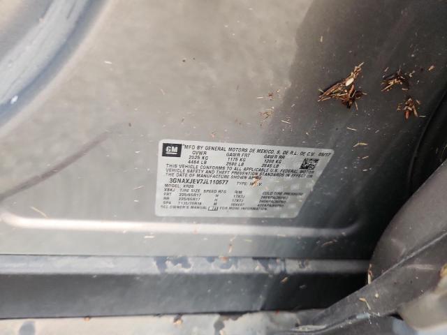 2018 CHEVROLET EQUINOX LT 3GNAXJEV7JL110677