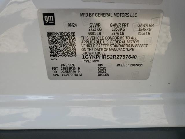 2024 CADILLAC XT6 SPORT PLATINUM 1GYKPHRS2RZ757640