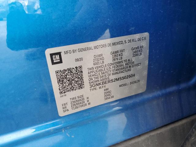 2021 CHEVROLET BLAZER RS #3302675068