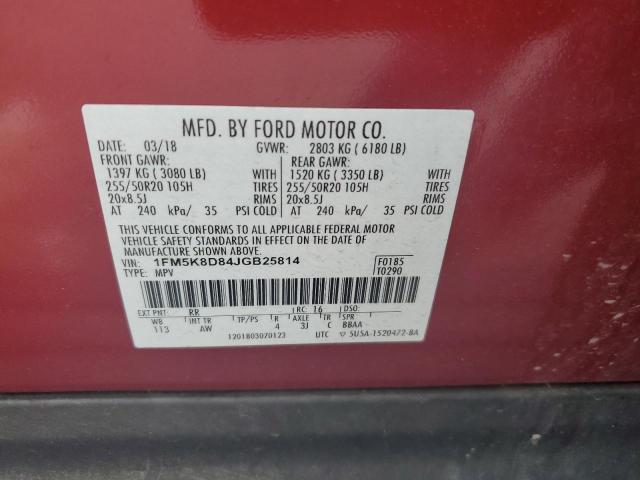 2018 FORD EXPLORER X 1FM5K8D84JGB25814