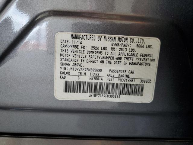 2015 INFINITI Q50 BASE JN1BV7AR7FM395699
