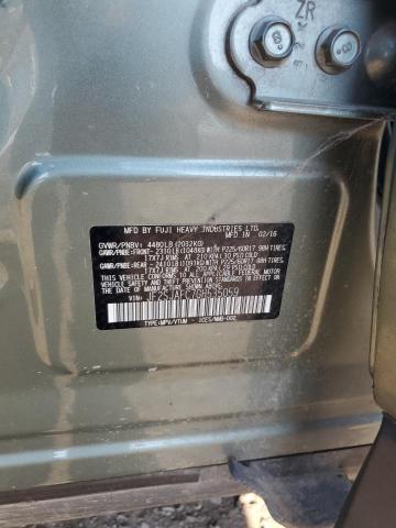 2016 SUBARU FORESTER 2 JF2SJAFC7GH535059